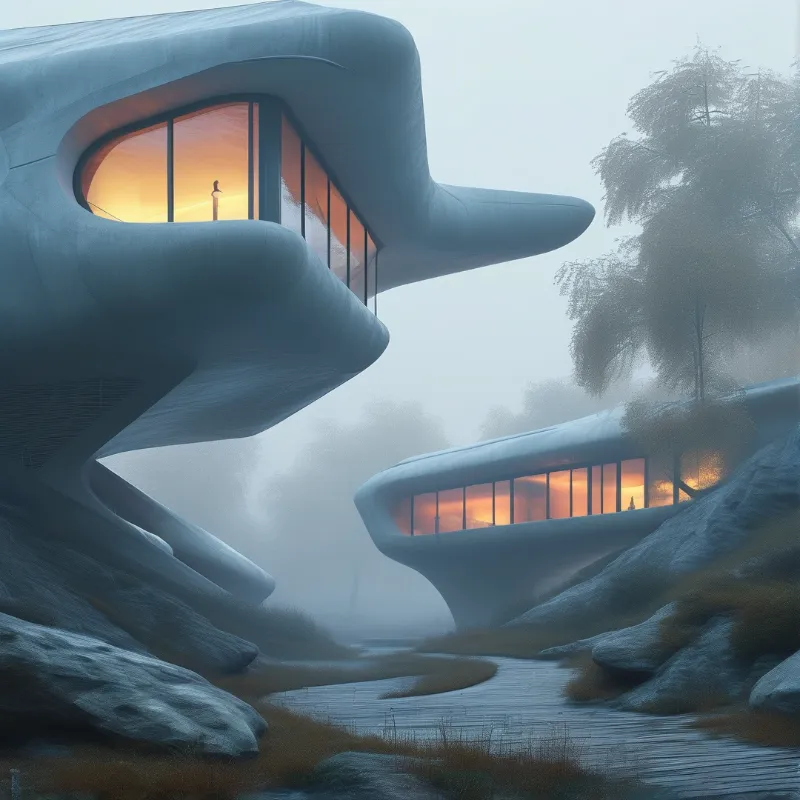 Futuristic Organic Habitat