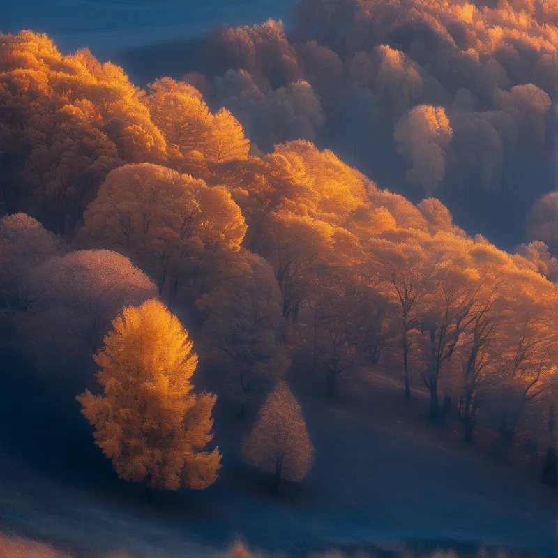 Golden Forest Landscape