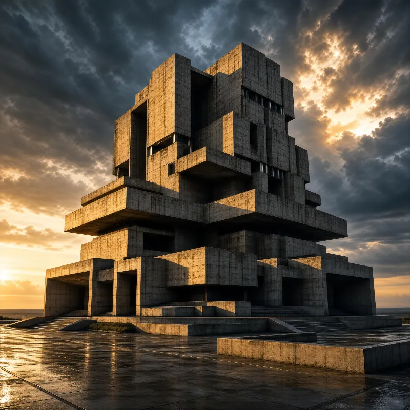 Modernist Concrete Monument