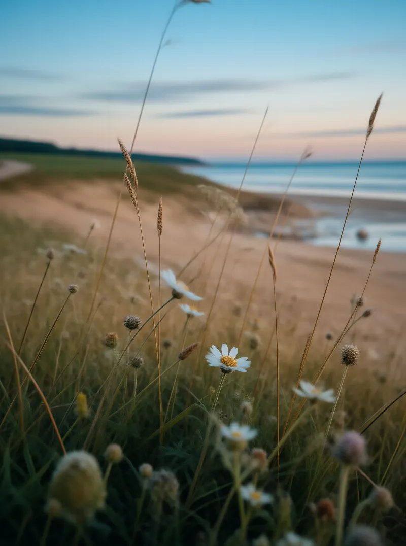 Dune Wildflower Landscape