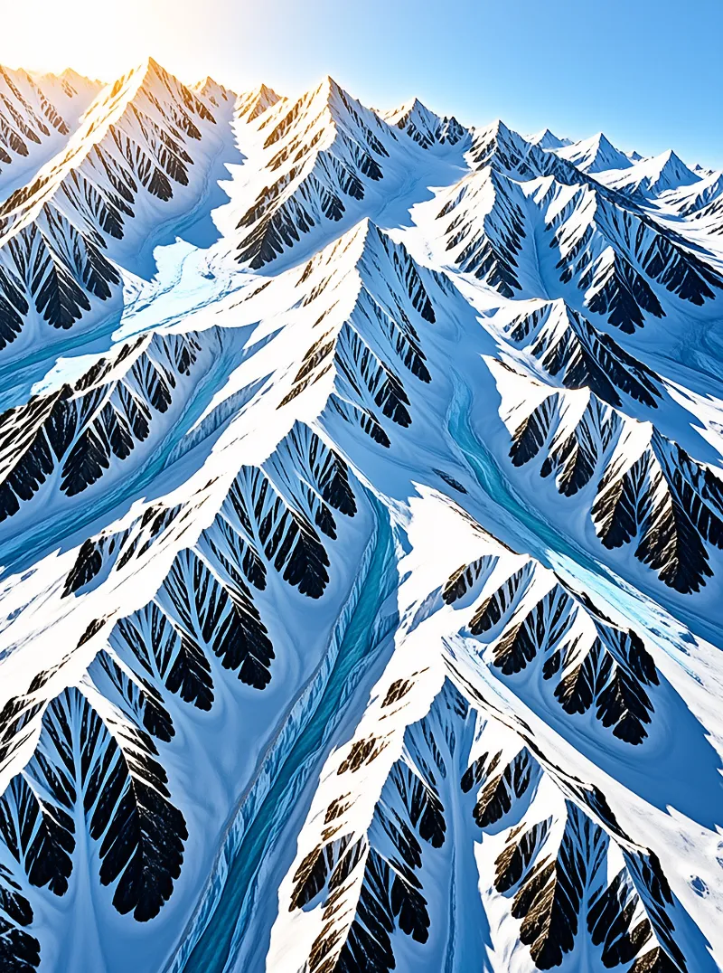 Majestic Snowy Mountains