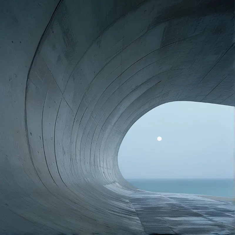 Concrete Curve and Sea View