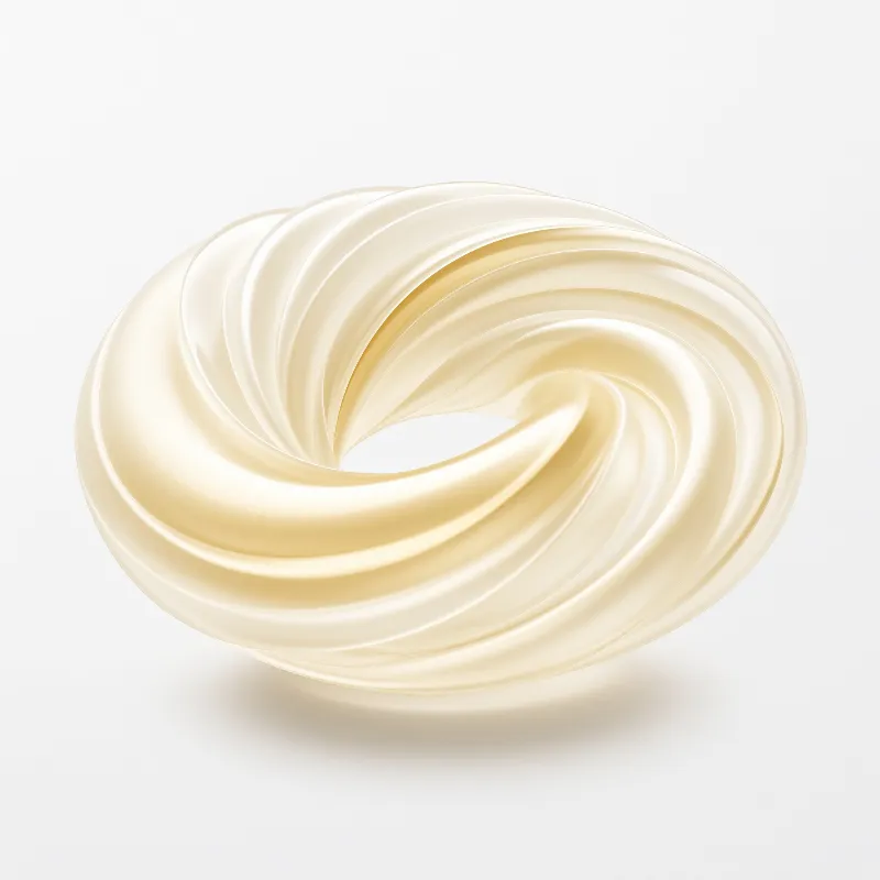 Abstract Cream Swirl