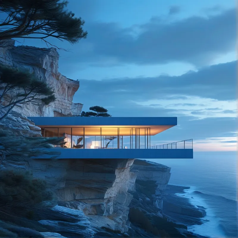Modern Cliffside Villa