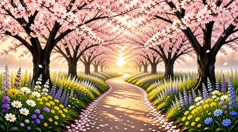 Cherry Blossom Path