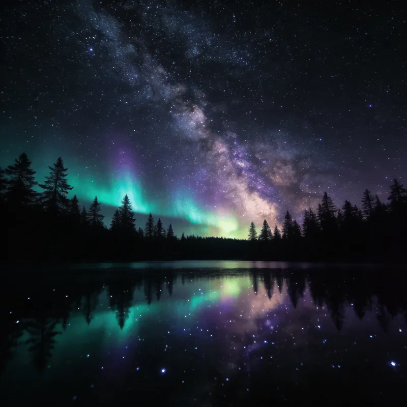 Starlight Landscape (1:1)