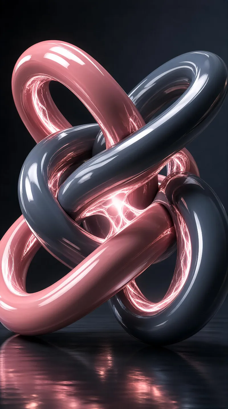 Glossy Intertwined Rings