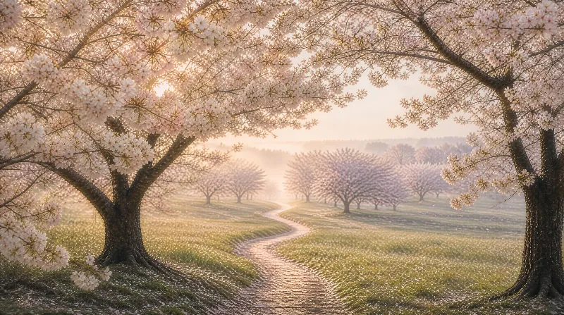 Cherry Blossom Path