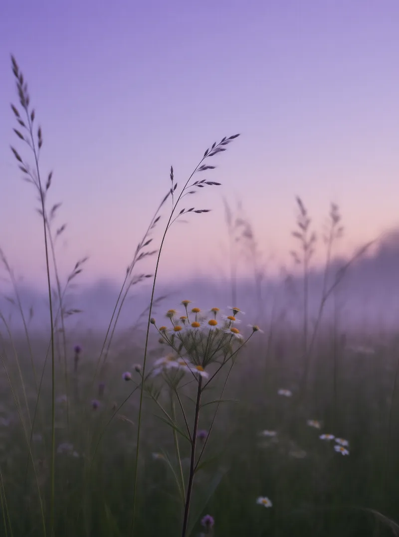 Wildflowers at Twilight