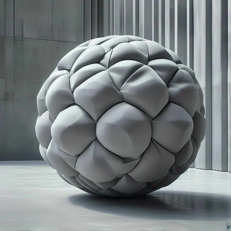 Abstract Textured Sphere
