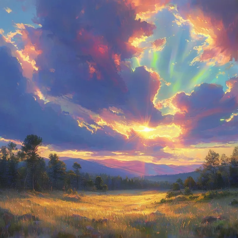Dramatic Sunset Sky