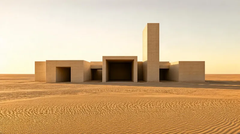 Minimalist Desert Architecture