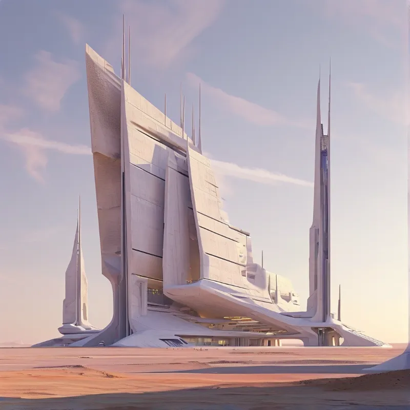Futuristic Desert Design