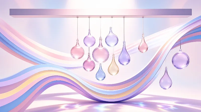 Pastel Abstract Hanging Orbs