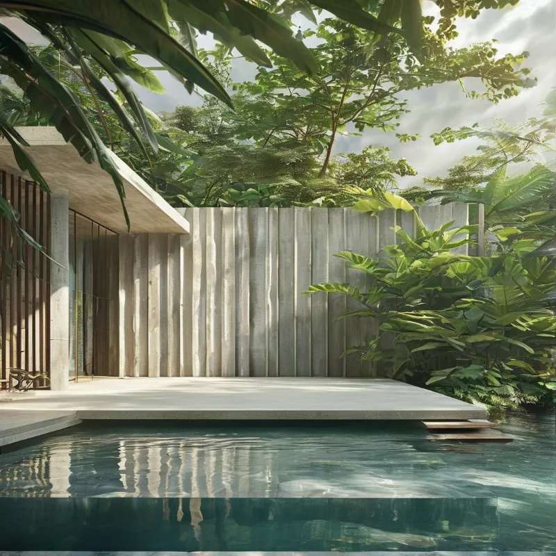 Tropical Modernist Patio