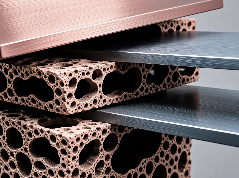 Layered Metal and Lattice