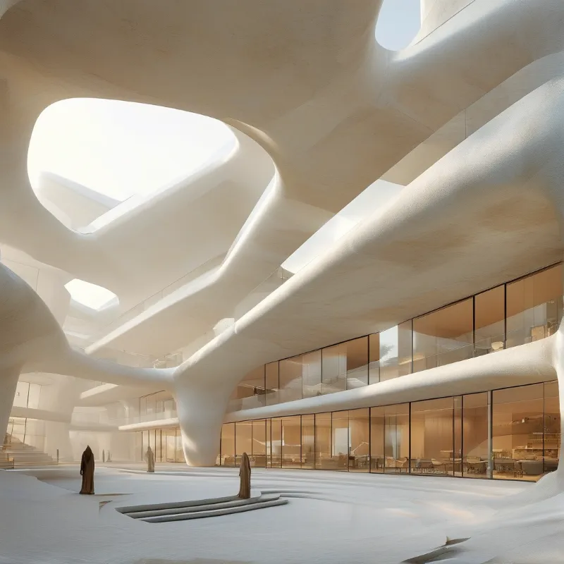 Futuristic Organic Interior