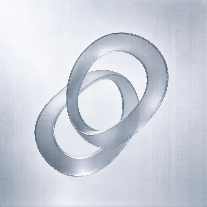 Interlocking Silver Rings
