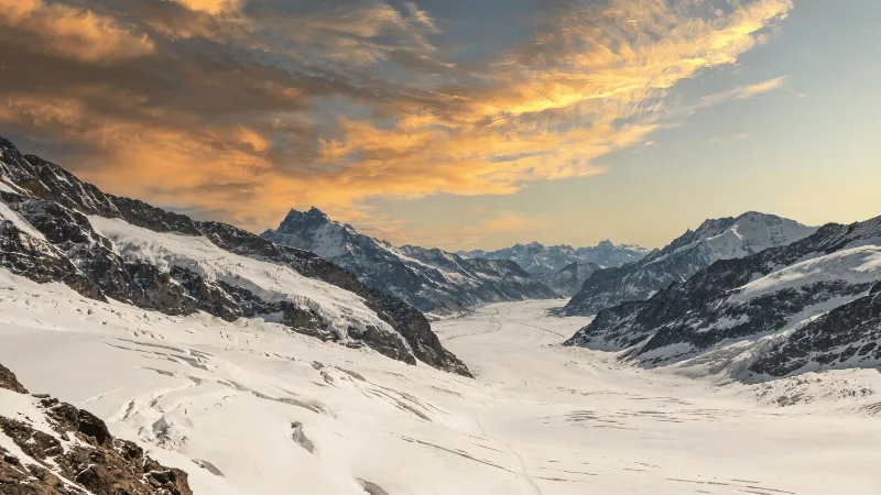 Majestic Mountain Range at Dawn