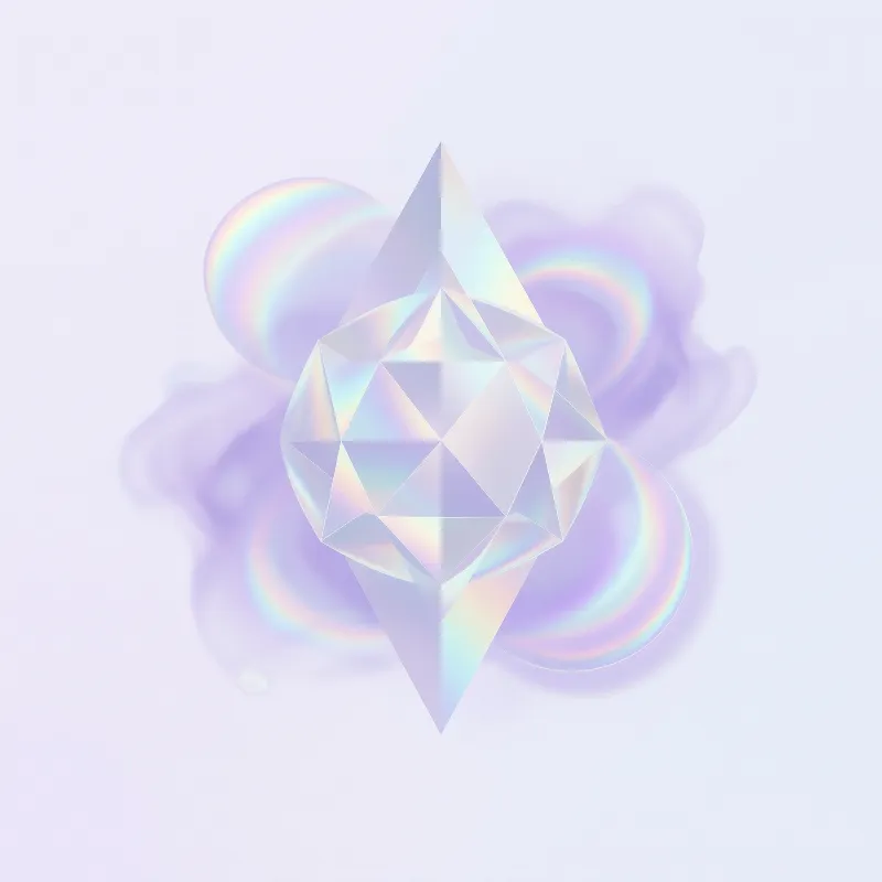 Iridescent Geometric Crystal