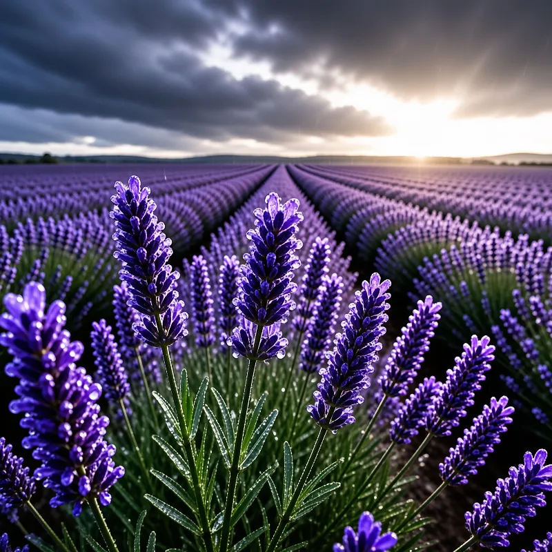 Vast Lavender Field