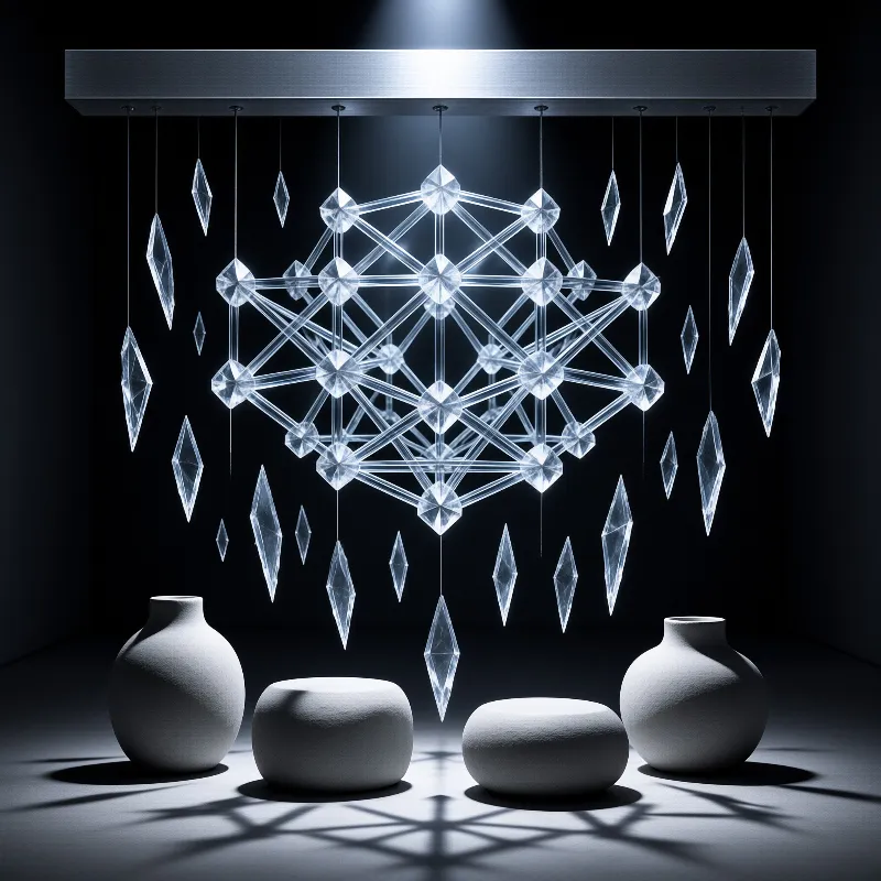Suspended Crystal Artwork