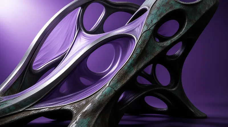 Abstract Metallic Sculpture