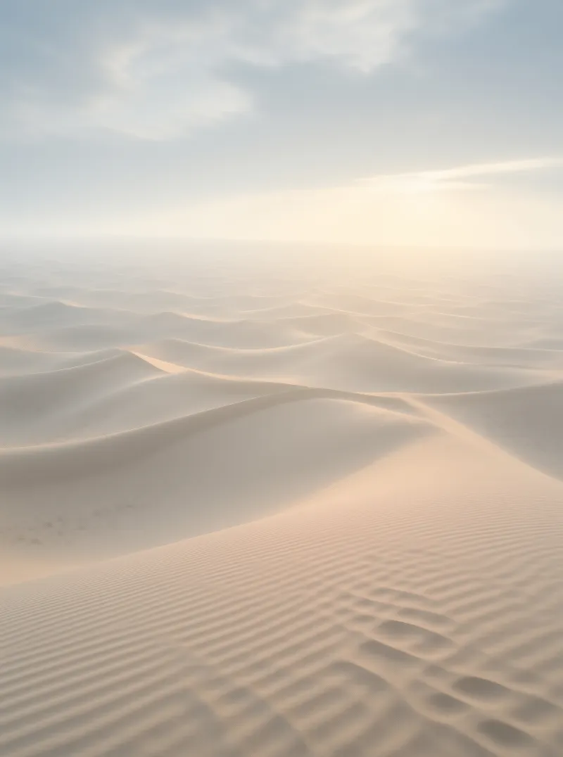 Serene Sand Dunes at Dawn