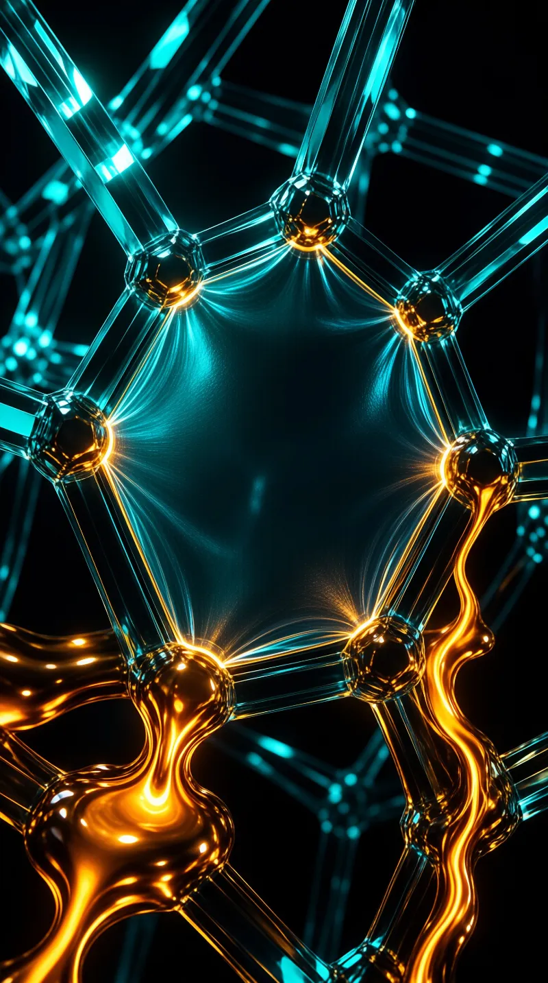 Glowing Molecular Network