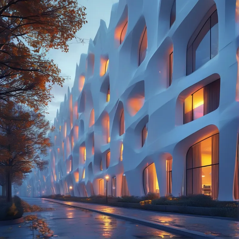 Organic Architecture at Dusk