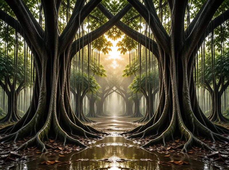 Fantasy Forest Tunnel