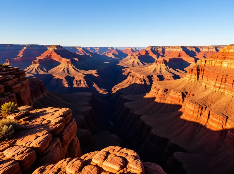 Golden Hour Canyon View