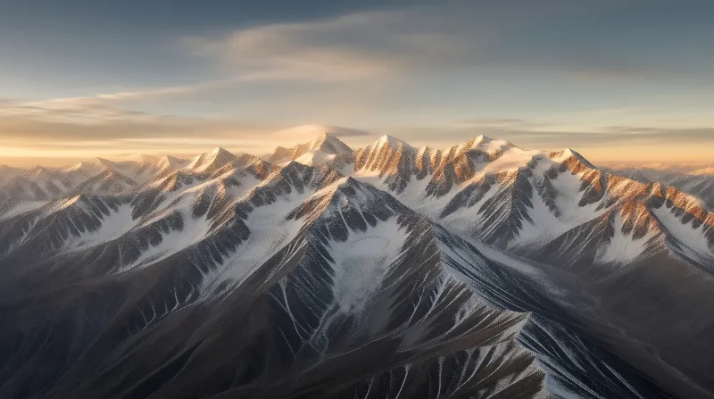 Majestic Snowy Mountains