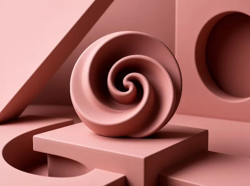 Abstract Pink Geometry