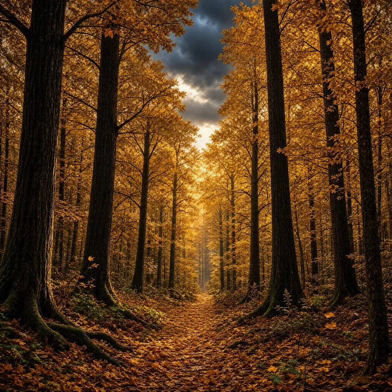 Autumn Forest Path