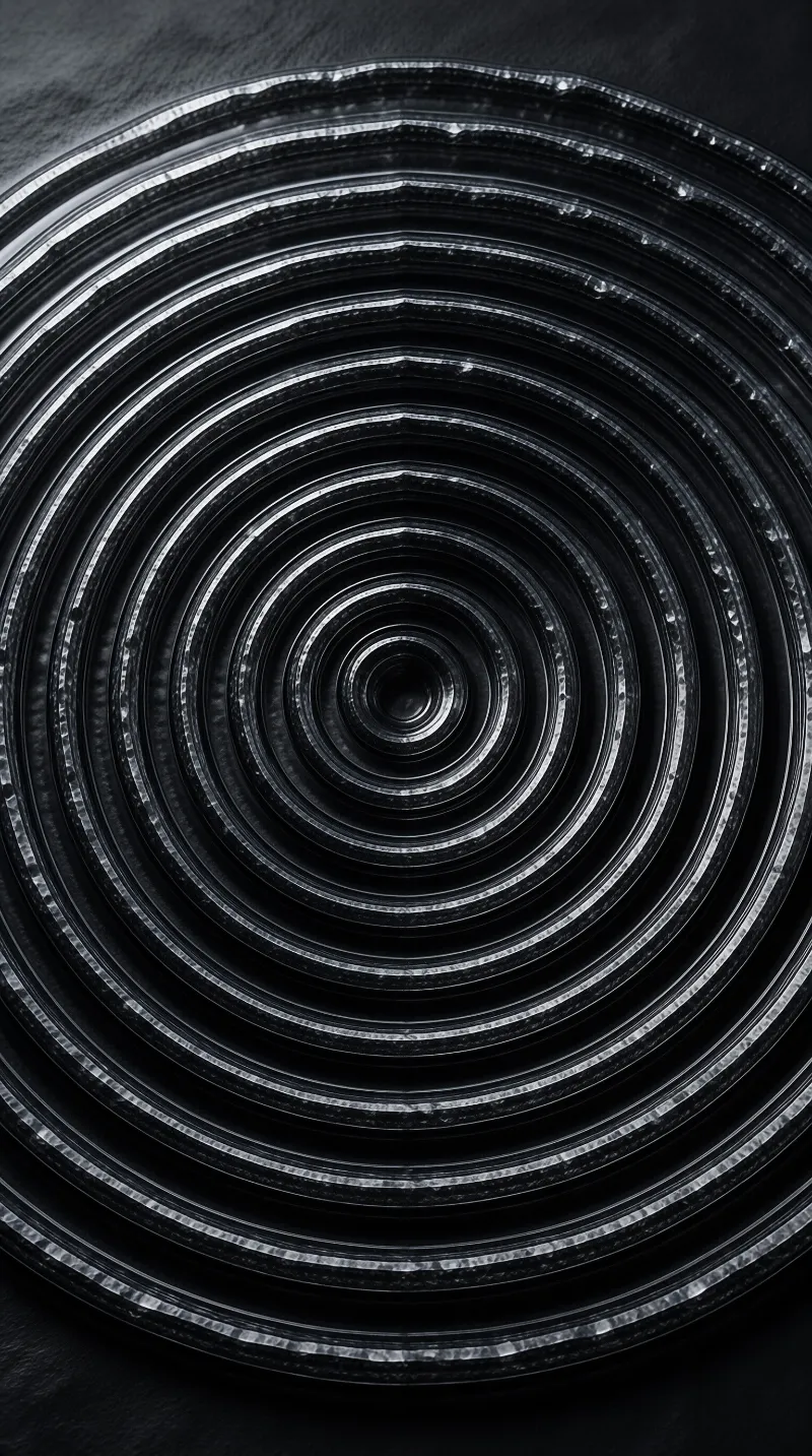 Black Concentric Circles
