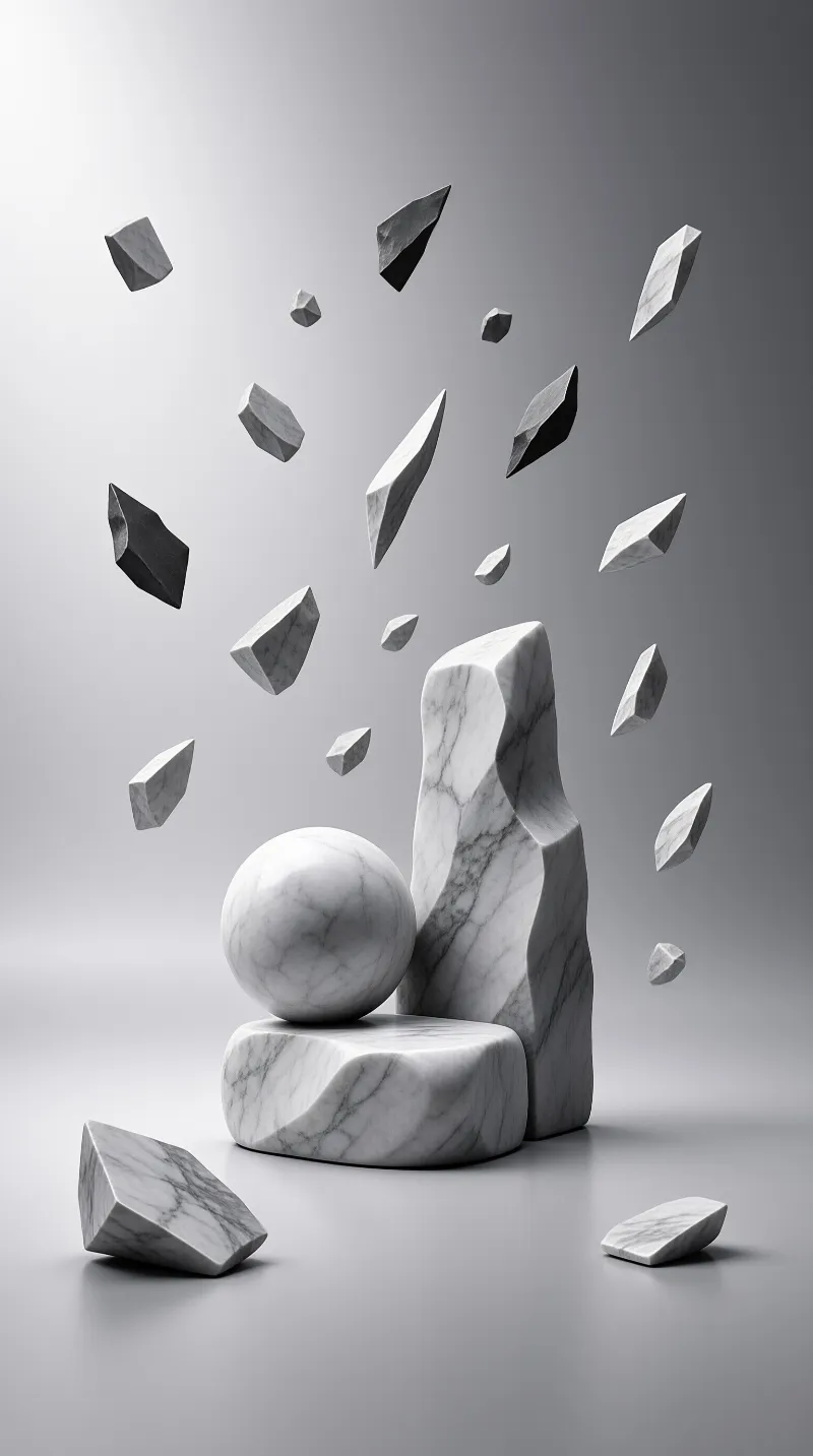 Floating Marble Geometry