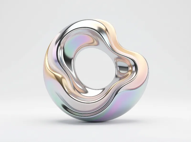 Iridescent Metal Ring