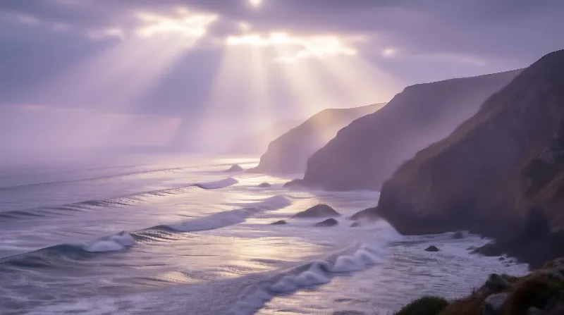 Coastal Sunlight Rays