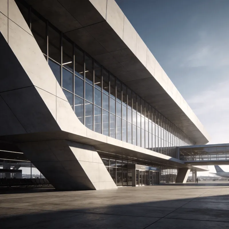 Terminal in Urban Plaza