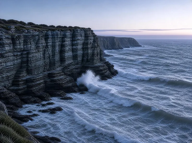 Rugged Coastal Cliffs