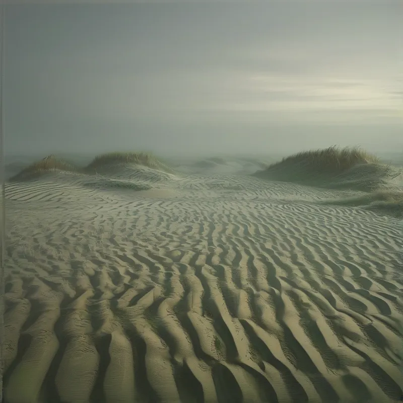 Foggy Sand Dunes