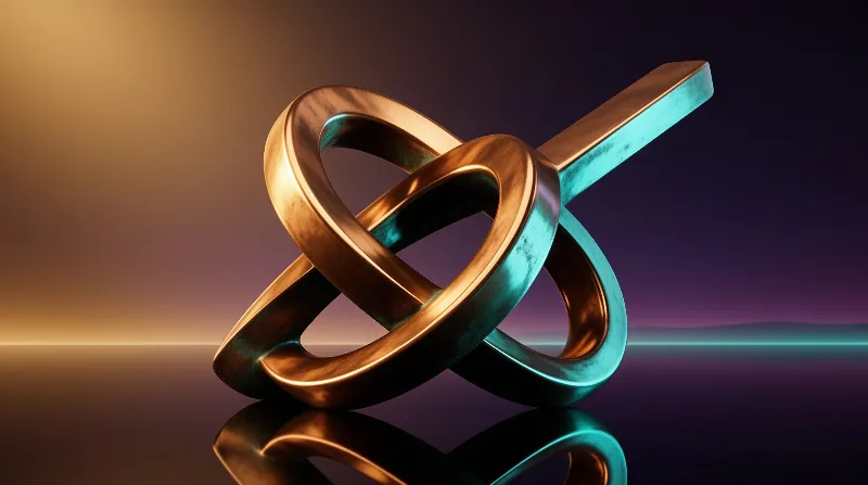 Copper Torus Knot — Patina Study