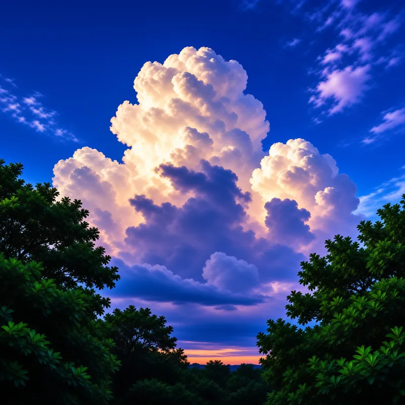 Towering Cumulus Cloud