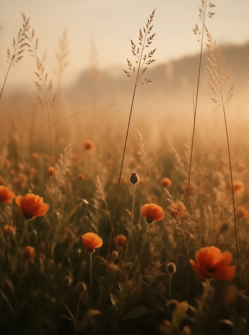 Golden Misty Meadow