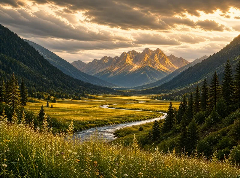Golden Mountain Valley View