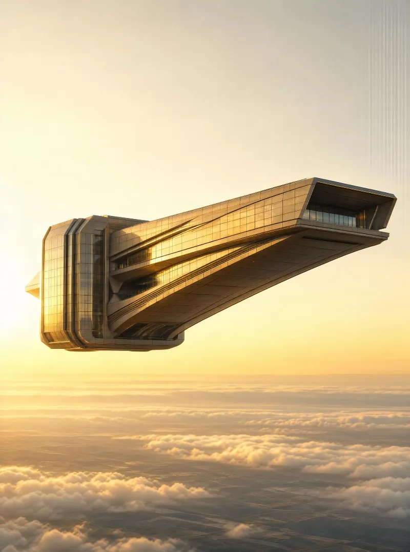 Futuristic Floating Structure