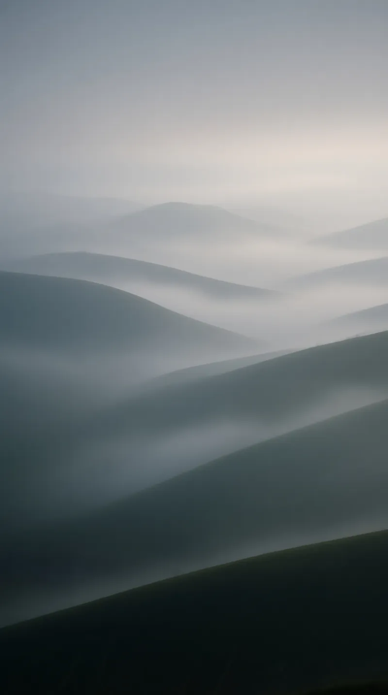 Misty Rolling Hills