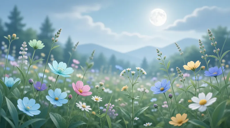 Dreamy Colorful Meadow