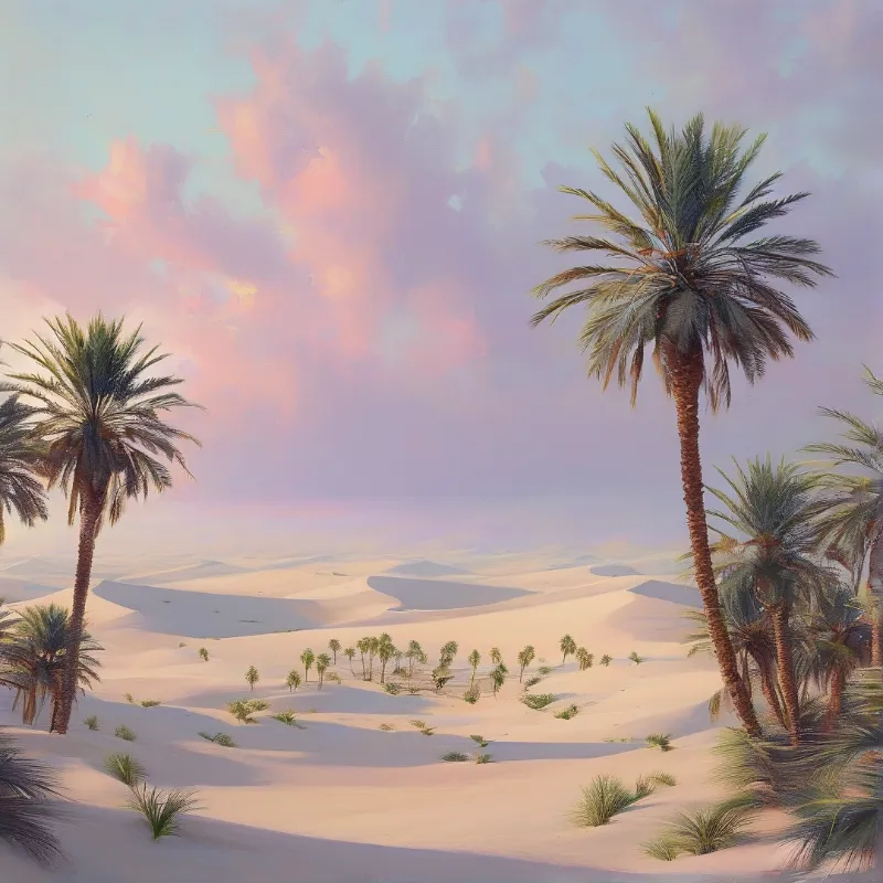 Dreamy Desert Sunrise
